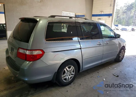 2007 Honda Odyssey Ex z USA, uszkodzony, nr VIN 5FNRL38477B029899